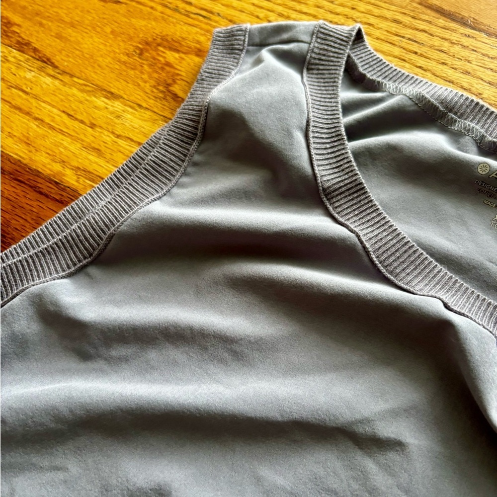 Athleta Rincon Dress - Gray Blue - XL Tall - Picture 3 of 9